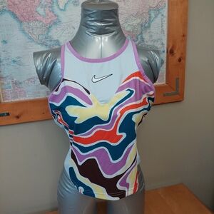 Nike Court Serena Williams Multicolor  Athletic Dri-Fit Slam Tank Top Size Large
